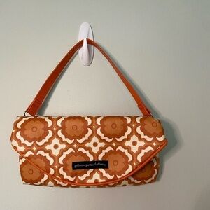 Petunia Pickle Bottom Waxed Canvas Bag Clutch